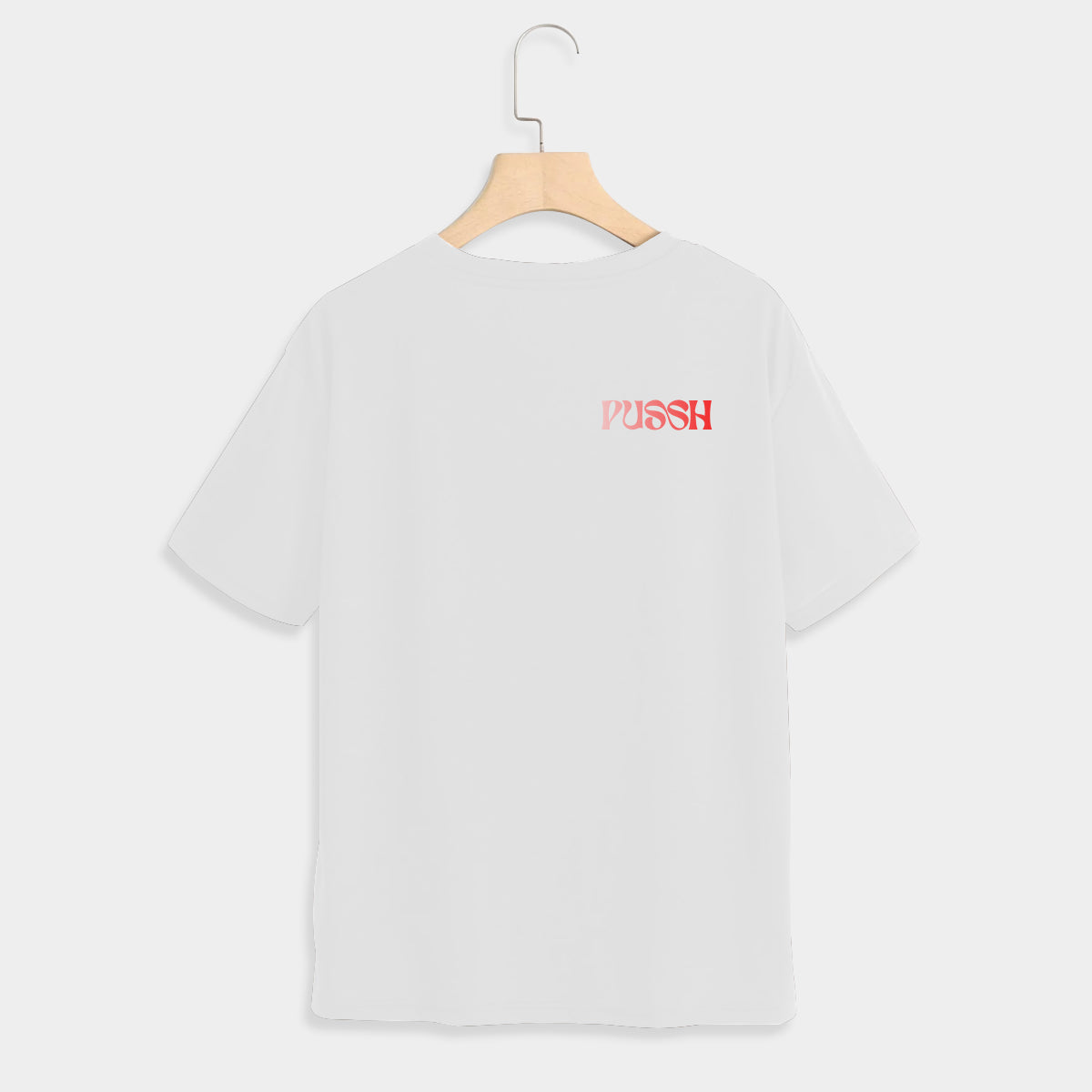 Tee-white ( Red )