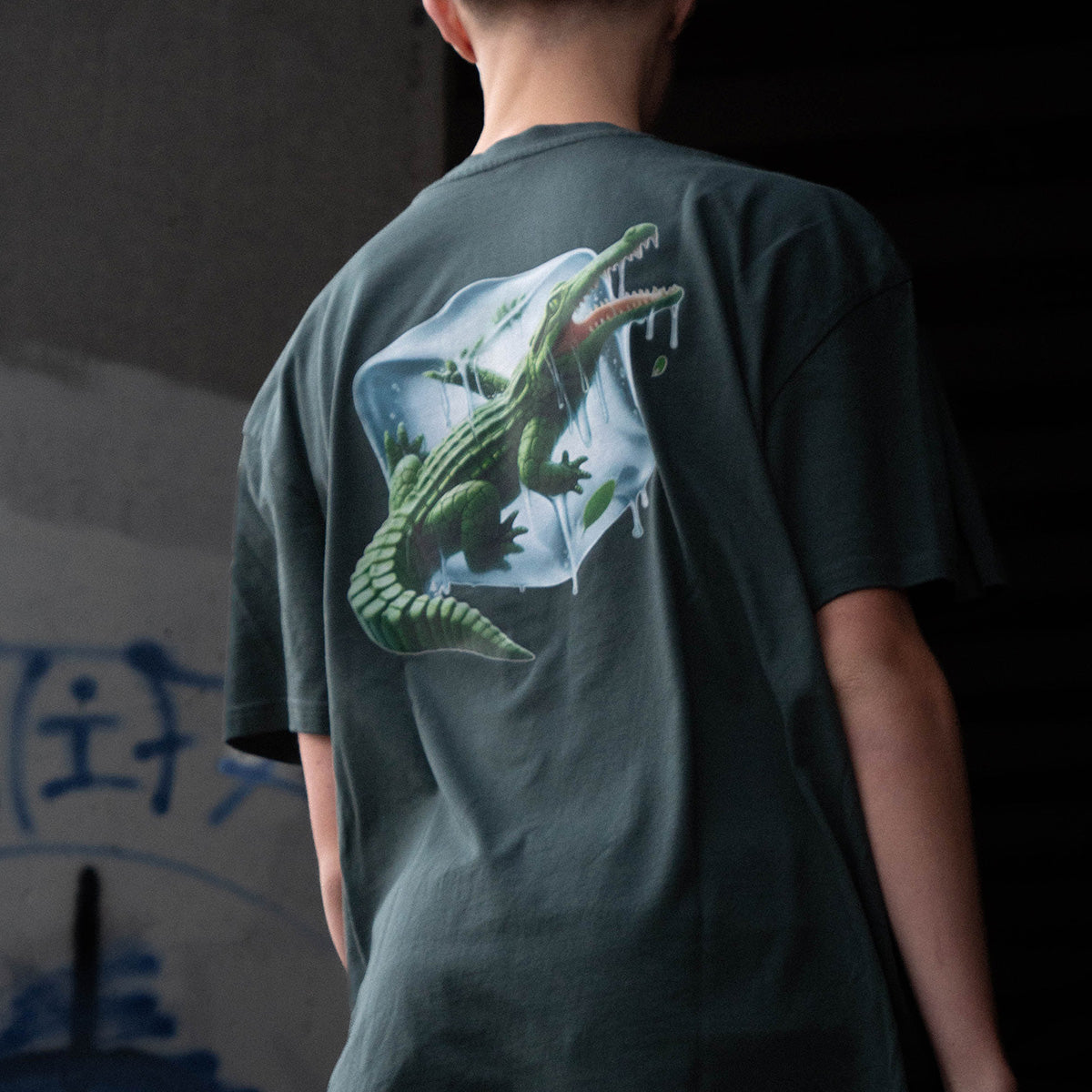 Tee-Greeny  Oversize Homme ( vert )